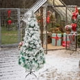 thumbnail image 1 of Árbol De Navidad Nevado 2.10 m Importadora La Merced Cepillo Grande Verde Nevado, 1 of 3