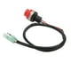 thumbnail image 3 of Interruptor de apagado del motor de emergencia botón de parada de arranque fuera de borda rojo impermeable antidesgaste redondo Universal para yates para barcos ANGGREK Otros, 3 of 8