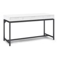 thumbnail image 1 of Pemberly Row Modern Solid Hardood Industrial 60 " Desk in White, 1 of 8