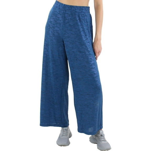 JM Collection Womens Petites Metallic Sheer Wide Leg Pants