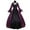 #01Purple, variant on ZVAVZ Women's Victorian Rococo Dress Vintage Long Party Costume Flare Sleeve Medieval Ball Gown Lace Patchwork Gothic Dress Masquerade Theme Dresses Hot Pink,XL