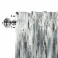 thumbnail image 4 of Sage Green Grey Vintage Rod Pocket Curtain Valance, Retro Abstract Art Farmhouse Window Valance for Living Room, Bedroom, Kitchen 60"W x 18"L, 4 of 9