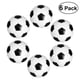 thumbnail image 1 of LUOEM 6 pelotas de futbolín de 32 mm, color negro y blanco, 1 of 5