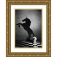 thumbnail image 1 of Ivanova, Victoria 23x32 Gold Ornate Wood Framed with Double Matting Museum Art Print Titled - The soul of a mustang, 1 of 4