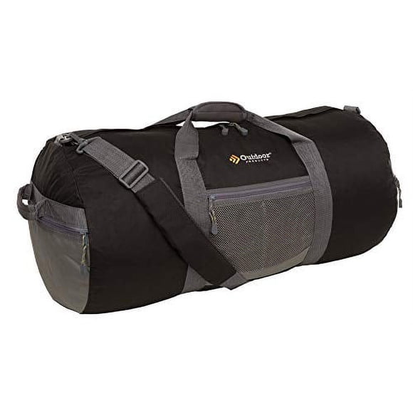 Outdoor Products - Water Resistant Utility Shoulder Duffle Bag - Ideal for Camping, Gym, Sports, Travel, Overnight, Weekends, Carryall, Holdall, Packable - Medium