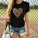 thumbnail image 2 of Camisetas de Manga Corta para Mujeres, Camiseta de Cuello Redondo Impresa de Moda, Primavera Y Verano Casual, 2 of 9