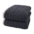 thumbnail image 2 of Pklyzj Bath Towels Clearance Decorative Soft Throw Blanket For Couch Warm Cozy Velvet Flannel Blanket For All Seasons Lightweight Comfy Checkered Blanket For Sofa Bed,Home Essential, 2 of 6