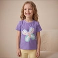 thumbnail image 1 of Chandail Fille Col Rond T-Shirt Graphique Filles Tenues d'Été Garçons Vêtements 7-8 Ans, 1 of 8