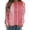 Hoodie, variant on Women's Red White Striped Sweatshirt Trendy Popcorn Crewneck Long Sleeve Pullover