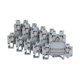 thumbnail image 2 of Bloque de terminales de riel Jadeshay 100 piezas UKK-3 ABS cobre 500 V 32 A 2 canales, 2 of 8