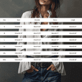 thumbnail image 3 of Endives Womens Long Sleeve Shirt Retro Staly Zip Front Blouse Cuffs Blouse Tops Spring Trendy Black, 3 of 7