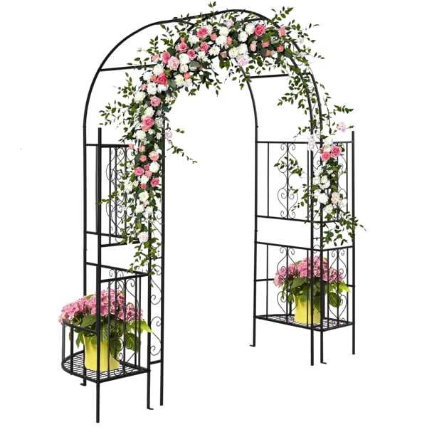 78*23*83.9 Arc Roof Double Layer Arch Courtyard Black