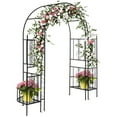 thumbnail image 2 of 78*23*83.9 Arc Roof Double Layer Arch Courtyard Black, 2 of 10