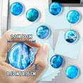 thumbnail image 2 of 12 Pcs Glass Fridge Magnets Sticker, Cute Refrigerator Magnet, Small Whiteboard Magnets, Strong Fridge Magnets for Classroom, Kitchen, Office, Home and Cabinet (Ocean), 2 of 6