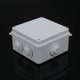 thumbnail image 1 of 85 x 85 x 50 mm caja de unión para montaje aparente, caja de unión, caja de montaje, protección contra las proyecciones de agua y la poussière selon IP 65, cubierta para visera, 1 of 4