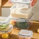thumbnail image 5 of Plastic Food Storage Containers Set with Lids Kitchen Pantry Organization 5-Piece, 5 of 6