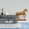 thumbnail image 2 of Estatua de alce y ciervo,Estatua de jirafa de cerámica,adorno moderno para decoración del hogar,Estatuas de caballos,Estatuas de caballos Figura de caballo Figura de caballo,Escultura de, 2 of 8