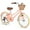 Peach, variant on Glerc Missy 26" inch Girl Cruiser Youth Teen Woman Bike 6-Speed Teen Hybrid City Bicycle for Youth Ages 14 15 16 17 18 19 20 Years Old with Wicker Basket & Lightweight, Pink