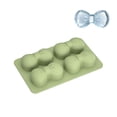 thumbnail image 2 of Leeye Bow Tie Ice Cube Tray with Lid, Silicone Mold for Cocktails, , and Beverages, 4 Cavity Decorative Ice Maker, BPA-Free, Green, 7.28Ã4.53Ã1.18in, 2 of 4