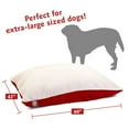 thumbnail image 2 of Majestic Pet Solid Color Rectangular Pillow Dog Bed Machine Washable Red X-Large 42" x 60" x 8", 2 of 5