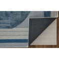 thumbnail image 4 of Feizy Nash Modern Geometric, Blue/Ivory/Gray, 8' x 10' Area Rug Handmade Sheen Mid-Century Modern Color Block Floor Rug for Living room Bedroom, 4 of 8