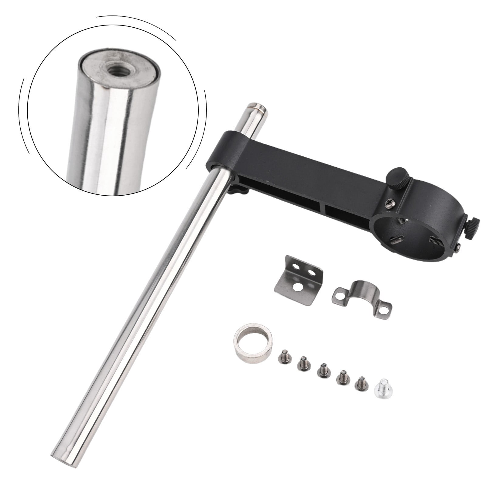 Dreamhall Durable Heat Guns Bracket Soldering Gun Stand Clamp Black+Silver Repair Tools for Smd Rework Hand-Pieceguns Holder