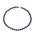 thumbnail image 4 of Blue Lapis Lazuli Costume Jewelry Set for Women Bead Necklace Beaded Stretch Bracelet & Earrings 925 Sterling Silver Stress Relief  for Women Christmas Gifts, 4 of 12