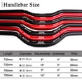 thumbnail image 7 of BUCKLOS Mountain Bike Handlebar φ31.8mm Aluminum Alloy 30/50mm Rise MTB Handlebar,720/780mm Mtb Handle Bar Riser Bar, 7 of 7