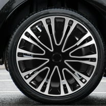 SOPOTUTU 1Pc Black Car Hub Caps Durable Universal 15 Inch Wheel Cover Dust Protection