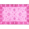 thumbnail image 1 of Ahgly Company Indoor Rectangle Oriental Pink Traditional Area Rugs, 2' x 3', 1 of 4