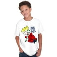 thumbnail image 5 of Christmas Member of Naughty List Crewneck T Shirts Boy Girl Teen Brisco Brands XS, 5 of 6