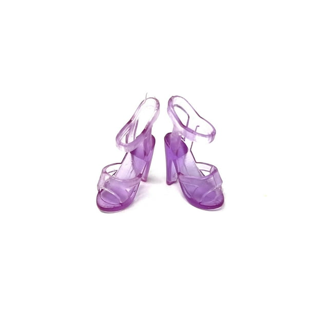 Barbie Doll Purple Open Toe Heels - Doll Accessories - Walmart.com