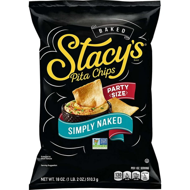 Stacys Pita Chips Simply Naked Party Size 18 Oz - Walmartcom