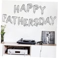 thumbnail image 7 of Luxshiny Plated Silver Balloons Decorations Set for Father's Day Party with Foil Balloons, 7 of 7