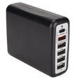 thumbnail image 4 of Estación de carga USB de escritorio con puerto, cargador de concentrador de carga USB de escritorio rápido de 6 puertos de 100W compacto y liviano, 4 of 8