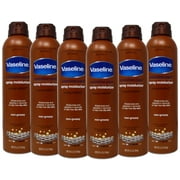 6 Pack - Vaseline Intensive Care Spray Moisturizer, Cocoa Radiant 6.5 oz