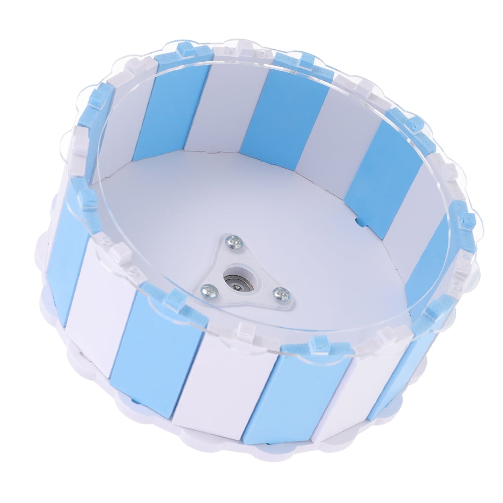 FOMIYES Assorted Color Silent Hamster Exercise Wheel Plastic Running Wheel for Small Animal Activity and Fun