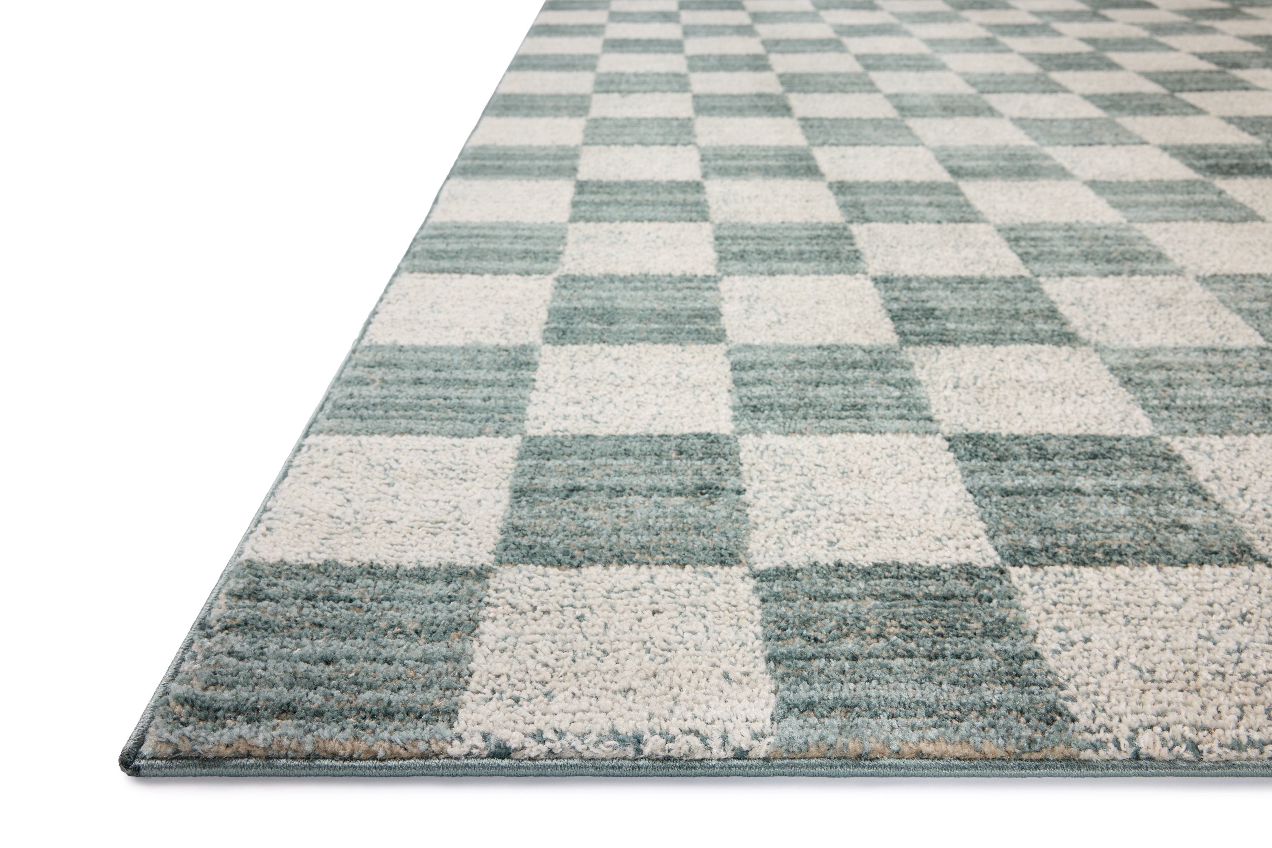 Chris Loves Julia x Loloi Calvin Blue / Ivory 6'-3" x 9'-6" Area Rug