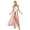 Dusty Pink, variant on Oyolan Women Modern Lyrical Dance Dress Ballet Gymnastics Leotard Sleeveless Split Sheer Dress Black L