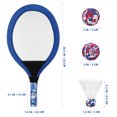 thumbnail image 2 of 1 Pair Children's Tennis Racket Kids Palying Badminton Oval Rackets Game Props for Kindergarten Primary School Outdoor Sports (Blue), 2 of 9