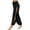 Black, variant on DDAPJ pyju High Slit Pants for Women Solid Harem Pants Flowy Yoga Pants Baggy Comfy Pilates Beach Cover-Up Pants Lightning Sales Black L