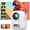 white, variant on 4K Smart Projector, Supports 5G WiFi and Bluetooth,Portable Projector,1080P Indoor,Outdoor Movie Projector,Maximum Projection Size of 220 Inches,Compatible with IPhone,Android,Laptops,Black