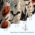 thumbnail image 6 of Classic Halloween Pattern Shower Curtain 84"x72" ,Bathroom Decorative Shower Curtains Set with 12 Hooks,Modern Waterproof Washable Shower Curtain, 6 of 6