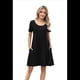 thumbnail image 1 of Vestido de Verano Plisado para Mujer, Informal, de Corta, con Bolsillos, para Vacaciones, Playa, Negro, Talla XXL, 1 of 9