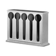 thumbnail image 2 of Dispensador de utensilios Organizador de cubiertos Porta utensilios Soporte para utensilios Contenedor Cuchara 5 compartimentos, 2 of 9