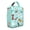 Greenish-blue-39, variant on Minimalist Dog Print Thermal Lunch Box Tote, Cute Puppy Patterned Bag for Travel, Work, Picnic, School