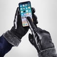 thumbnail image 4 of Fiudx Guantes de Cuero, Diseño Térmico a Prueba de Viento, Forro de Terciopelo Coral Suave, Guantes para Ciclismo y Motociclismo Al Aire Libre, Calidez Invernal, Protección Impermeable, Material de C, 4 of 7