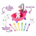 thumbnail image 4 of Crayola Scribble Scrubbie Pets Scrub Tub, School Supplies, Animal Toys, Gifts, Beginner Unisex Child, 4 of 11
