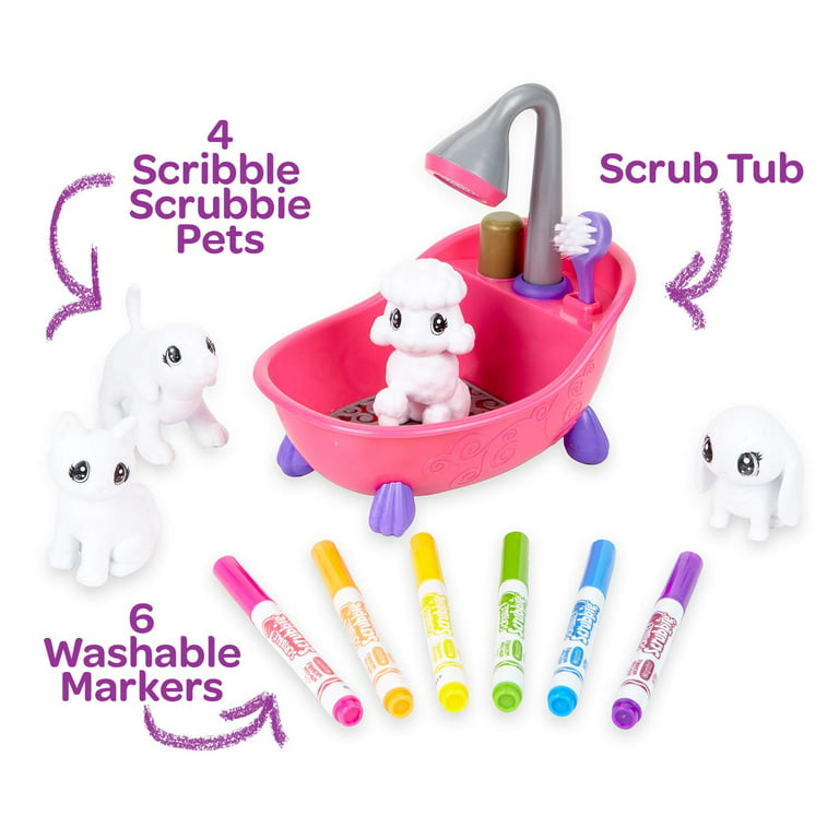 Crayola 12pc Scribble Scrubbie Pets Tub Set : Target