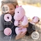 thumbnail image 3 of Peluche con forma de dinosaurio rosa más suave del mundo, 40 cm, de peluche, 3 of 6